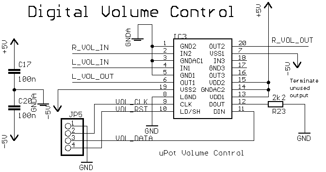 Preamplifier μPot